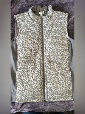 Weekends by Chicos puffer vest 3